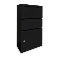Weatherproof Metal Parcel Box with Lockable Compartment
