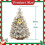 Artificial Tabletop Christmas Tree with LED Lighting 60 cm Silver — led artificial christmas tree 2