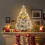 Artificial Tabletop Christmas Tree with LED Lighting 60 cm Silver — led artificial christmas tree 5