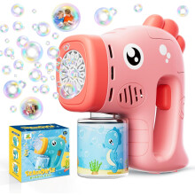 Máquina de Burbujeo de Jabón Automática Eficiente Caballito de Mar Azul — juguetes aire libre, burbujas para niños