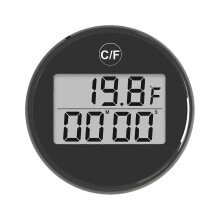Water Bath Thermometer Small Floating Waterproof Ice Bath Thermometer with LCD Display Waterproof Co
