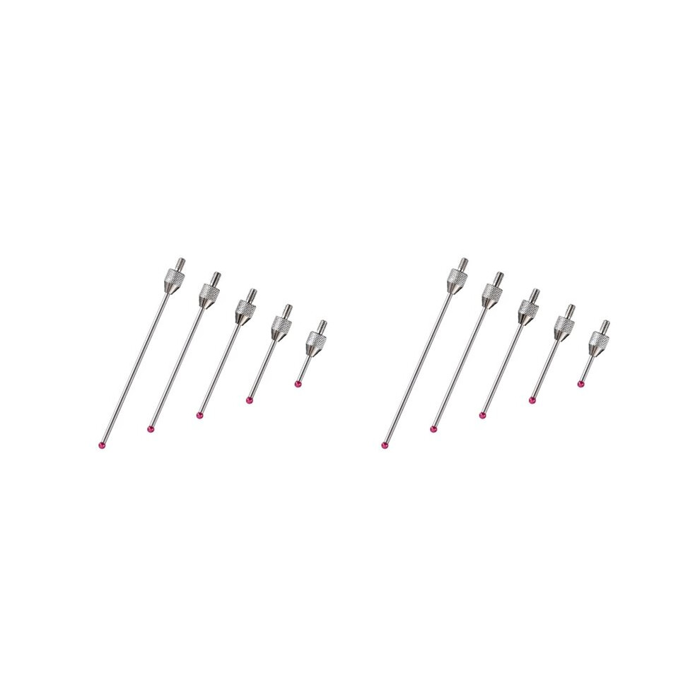 Photos - Other Hand Tools 10pcs M2.5 CNC Probe Measuring 3mm Stylus Porcelain Shaft 10-50mm Probe Porcelain Shaft Touch Probe Tools