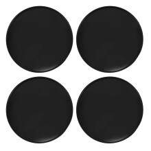4St ABS Auto Hub Covers Zwart Voor Modificatie