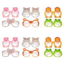 12St Jungle Thema Papierbrillen Kinderen Feestaccessoires