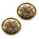 2St Vintage Button Covers Met Rozenmotief En Dames Overhemd 1
