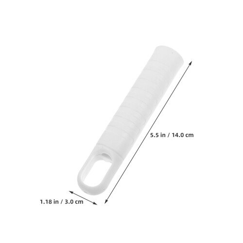 4St Mop Accessoires Doppen Wit Stevig Plastic Handvat Vervanging 1