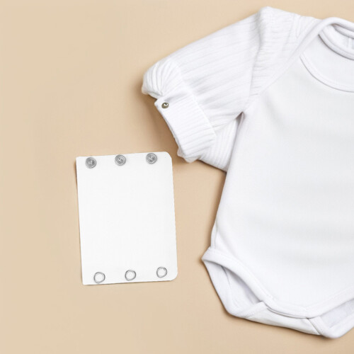 7St Wit Baby Bodysuit Extender Met Comfortabele Dubbele 2