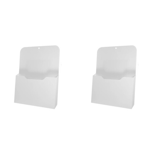 2X Practical Magnetic Wall File Holders  Holder Whiteboard Versatile Storage Box Desktop Container Easy to Store