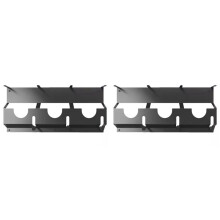 2X Angle Grinder Wall Storage Mount Metal Wall-Mounted Hanging Shelf Fixed Polishers Holder Stable Storage