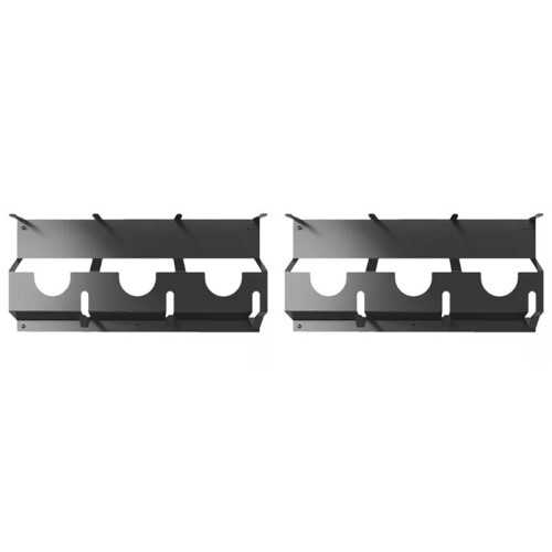 2X Angle Grinder Wall Storage Mount Metal Wall-Mounted Hanging Shelf Fixed Polishers Holder Stable Storage 1