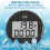 Water Bath Thermometer Small Floating Waterproof Ice Bath Thermometer with LCD Display Waterproof Co 2