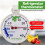2X Refrigerator Freezer Thermometer Fridge Refrigeration Temperature Gauge Home Use Kitchen Accessory Tools 4