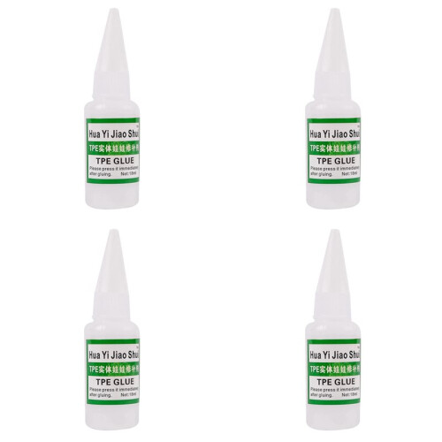 Cola TPE de Silicone Líquido, Transparente, 20Ml 4 Contagem