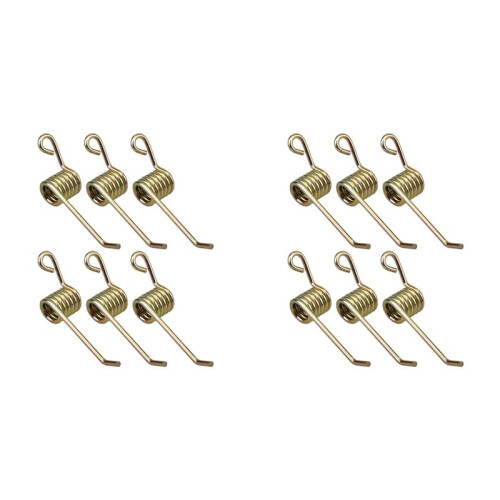 Pacote com 12 Molas de Reposição Universais para Maxpower 330105, Molas Dethatcher para Maxpower Arnold de 16 Polegadas