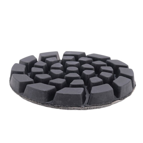 6 Peças Almofadas de polimento de piso de diamante Ligação de resina Diâmetro do piso de terrazzo 4 polegadas, 50 grãos 2