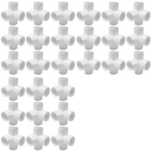 4Way 1/2 Tum Tee PVC Fitting Armbow - Bygg Kraftiga PVC-Möbler - PVC Half Inch Armbow Fittings [Pack Of 36]