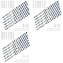 18X Floating Shelf Support Bracket,Hidden Brackets for Floating Wood Shelves-Blind Shelf Supports-Great Support