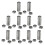 100Pcs 628RS 8mmx24mmx8mm Double Sealed Miniature Deep   Bearing 1