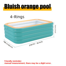 (B) Inflatable Swimming Pool, Large Green Outdoor Swimming Pool, Suitable For Family Courtyards, Summer Family Gatherings And