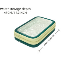 Large Inflatable Swimming Pool Suitable For Summer Outdoor Use; It Is Foldable And A Great Camping Gift For Couples