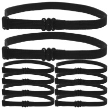 10St Modieuze Polyester Strikband Met Elastische Verstelbare Halsband