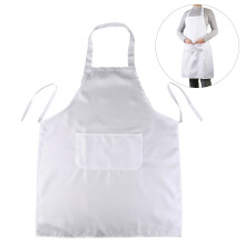 1Koken Schort Halternek Wit Met Zak Voor Hotel En Keuken
