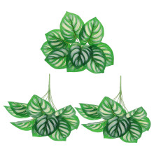 3St Imitatie Mango Bladeren Voor DIY En Tropische Tafelversiering