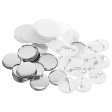 1Set DIY Kit Voor Metalen En Plastic Ronde Badges Voor Feest En Team
