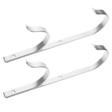 1Paar Verstelbare Aluminium Zwembad Polestang Ophanghaken Voor