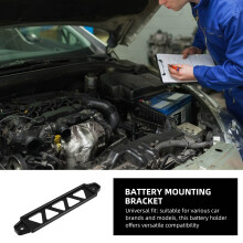Auto Batterijbeugel Aluminium Zwart Met Vijf