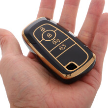 1Soepele Tpu Auto Sleutel Cover Zwart Key Fob Bescherming