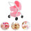 1Plastic Mini Poppenwagen Realistisch Met Schattig Design 5