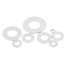 2400Pcs Kit D'Assortiment de Joints D'Étanchéité pour Rondelle Plate en Acier Inoxydable M1.6 M2 M2.5 M3.5 M4.5 M4 M5 M6 M8 M10