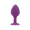 Toosh Purple Silicone Butt Plug Medium 1