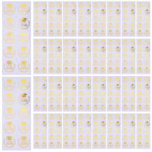 10St Graduation Hoed Stickers Goud Voor Auto En Party Decoratie