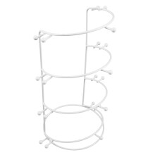 4Laags Haarband Display Rack Wit, Stevig En Kroonopslag