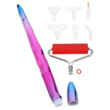 1Set Compacte Rhinestone Craft Pen Met Meerdere Koppen Voor Precisie