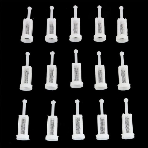 600Pcs Universal Spray Tool Filters Disposable HVLP Gravity Feed Paint Strainers Fine Mesh, White 2