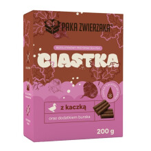 PAKA ZWIERZAKA Duck with beetroot - dog treat - 200g