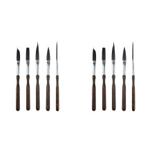 10 Pcs Pinstriping Brush Set for Professional Art and Detailing, High Performance Script Liner and Scroll Brushes