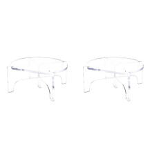 2X Support de Distributeur de Boissons en Acrylique Uniquement, Compatible avec Distributeurs Boissons 22,1 cm Maximum et Porte-Carafes D'Eau pour
