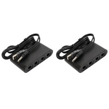 2X Convertitore di Giochi A 4 Porte per Controller GameCube GC Adattatore USB per NGC/ U/Adattatore Controller PC