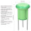 4X Tuya ZigBee Soil Tester Temperature and Humidity Sensor IP66 Grade Waterproof APP Control Support View History 4
