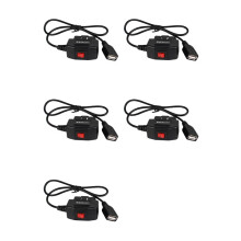 5X Auto DVR Hardwire Kit voor Bescherming Tegen Laag Volume 5V 3A USB-Poort Autolaadkabel OBD Dashcam 24H Parkeerbewakingsaccessoire