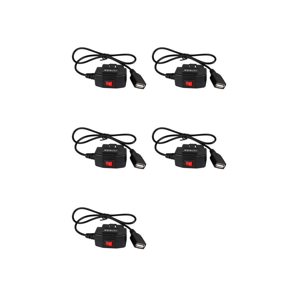 5X Car DVR Hardwire Kit for Low Vol Protection 5V 3A USB Port Car Charge Cable OBD Dashcam 24H Parking Monitoring-image-OPC-PWMSVJH-NEW