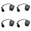 4X 6Pin  Intelligent Injector Plug for  Injector Plug Cable Adapter 23670-11030 2