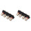 2X Speaker Amplifier Output 4 Position Terminal Block Speaker Gold-Plated Audio External Banana Socket Connector 1