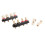2X Speaker Amplifier Output 4 Position Terminal Block Speaker Gold-Plated Audio External Banana Socket Connector 4