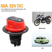2X Interruttore di Interruzione Della Batteria per Auto 12V-32V 50A per Interruttore di Interruzione Della Batteria per Barca Marina, Auto, ,