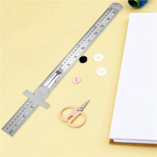 Paquete de 6 Reglas de Acero Inoxidable, Juego de Reglas Métricas de Metal de 15 cm, Regla Milimétrica de Precisión de Maquinista, Herramientas de